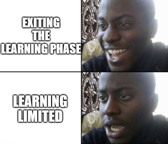 A black male seeing learning limited status